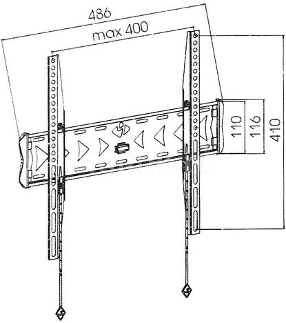 Кронштейн Kromax FLAT-3