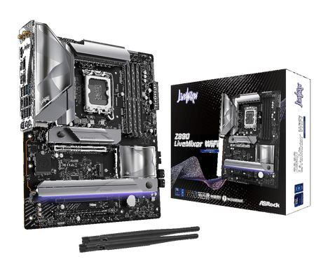 Материнская плата ASRock LGA 1851 Intel Z890 Z890 LiveMixer WiFi