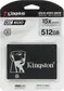 Внутренний твердотельный накопитель Kingston SSDNow KC600 512GB