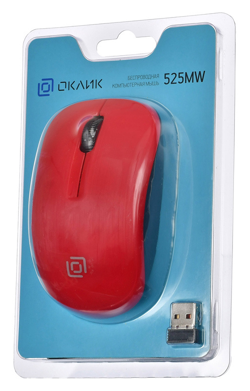 Мышь Oklick Мышь 525MW 1090720, цвет черный
