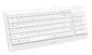 Клавиатура+мышь A4tech Клавиатура + мышь Fstyler F1512 F1512 WHITE, цвет белый