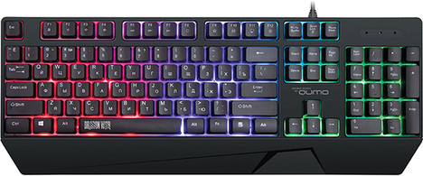 Клавиатура Qumo Клавиатура Twins K68 33351_Qumo, цвет черный