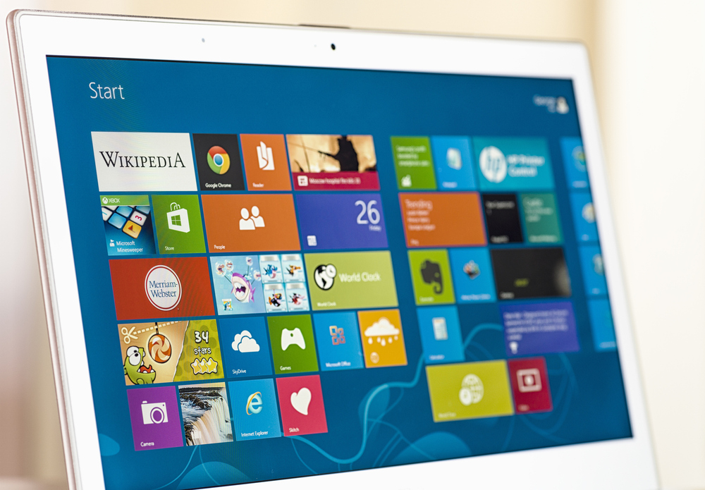 Изображение. Монитор с приложениями Windows