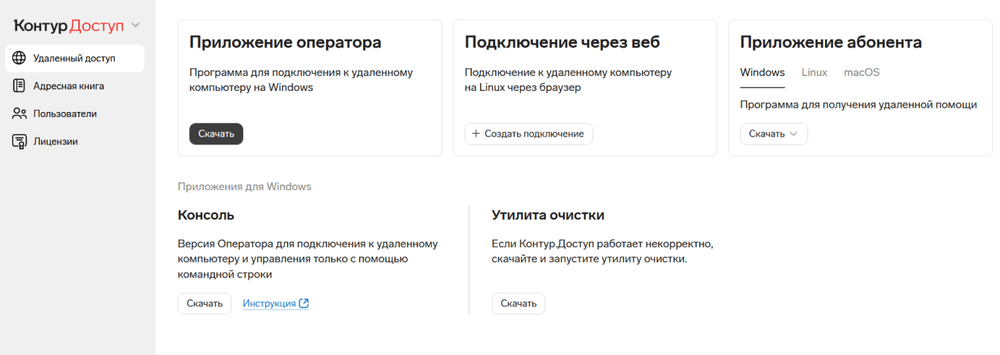 Контур.Доступ. Личный кабинет