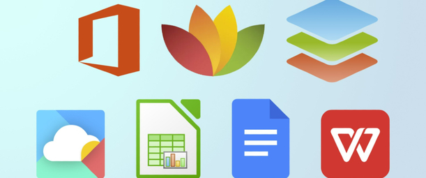 Изображение. Иконки популярных офисных приложений и сервисов