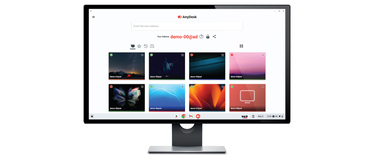 Изображение. На экране компьютера отображено окно программы AnyDesk с официальными лицензиями